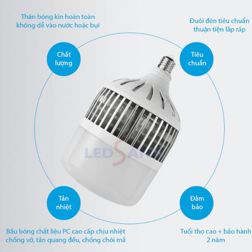 Đèn LED Buld Nhôm Rỗng 150W LB10-150W - Led Sáng
