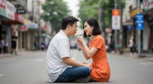 Ảnh minh họa skinship là gì: Cặp đôi đang nắm tay thể hiện sự gắn kết, khám phá ý nghĩa của sự tiếp xúc cơ thể trong các mối quan hệ.